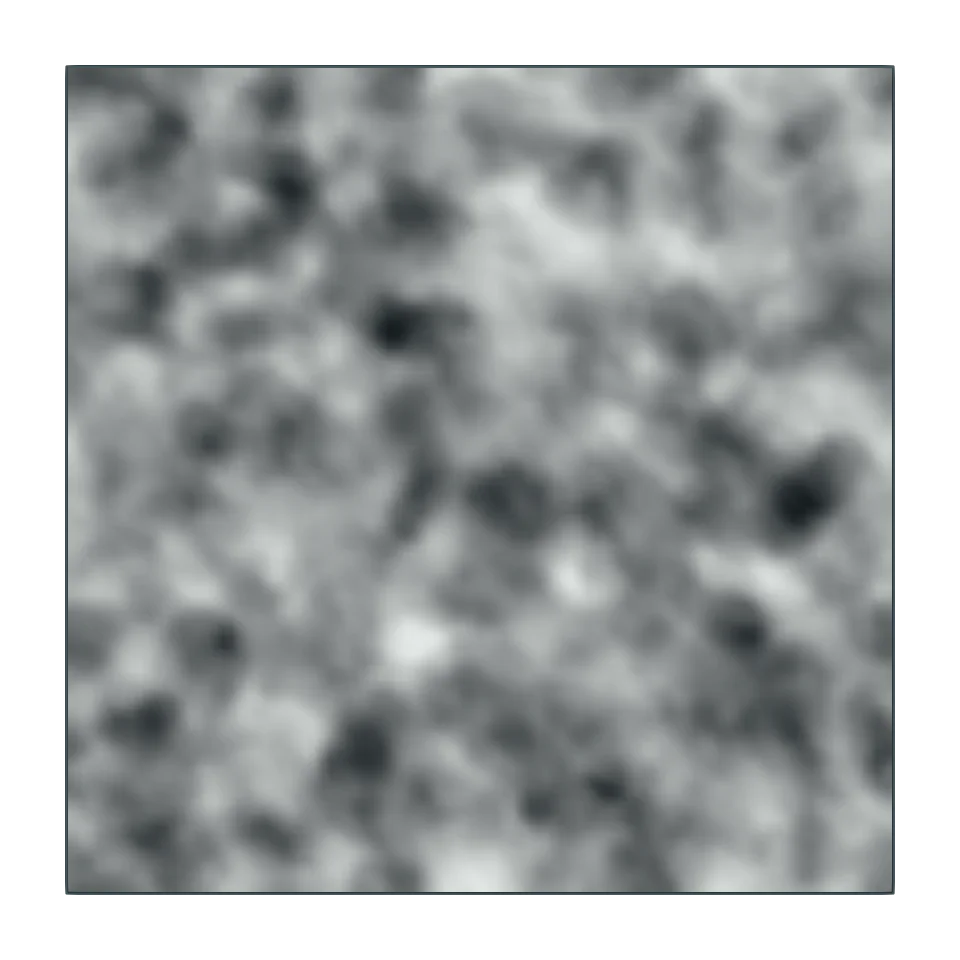 Computed example of X-Ray View on a synthetic porous material
